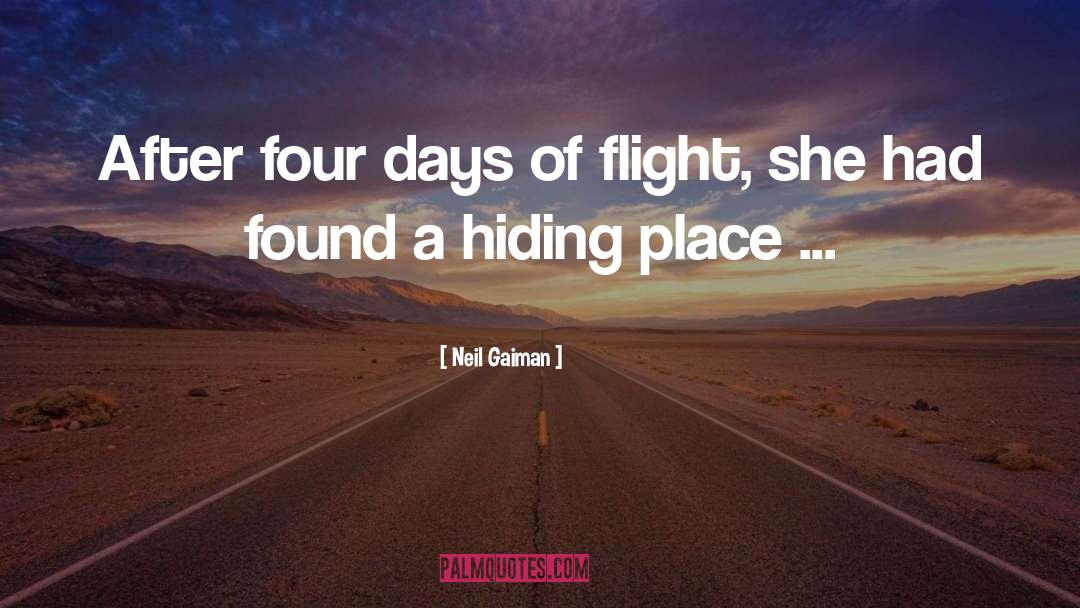 Hiding Place quotes by Neil Gaiman