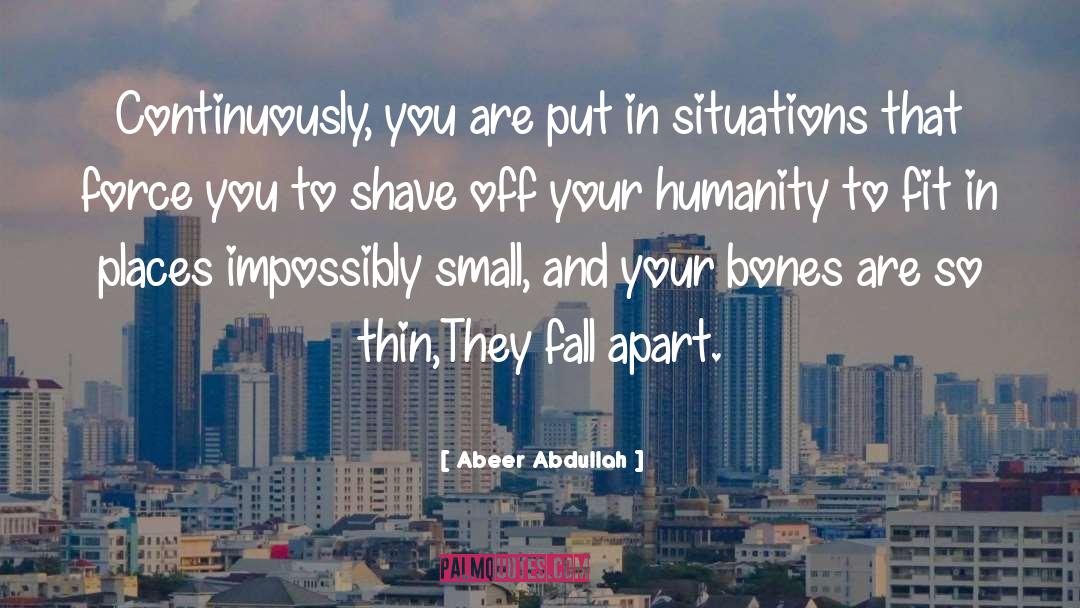 Hiding Places quotes by Abeer Abdullah