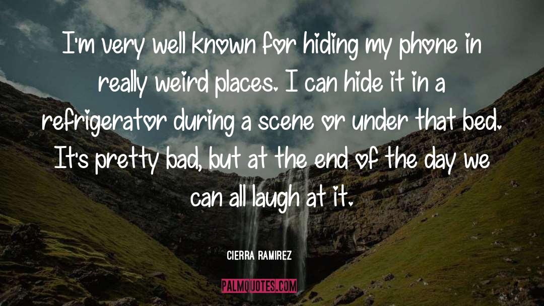 Hiding quotes by Cierra Ramirez