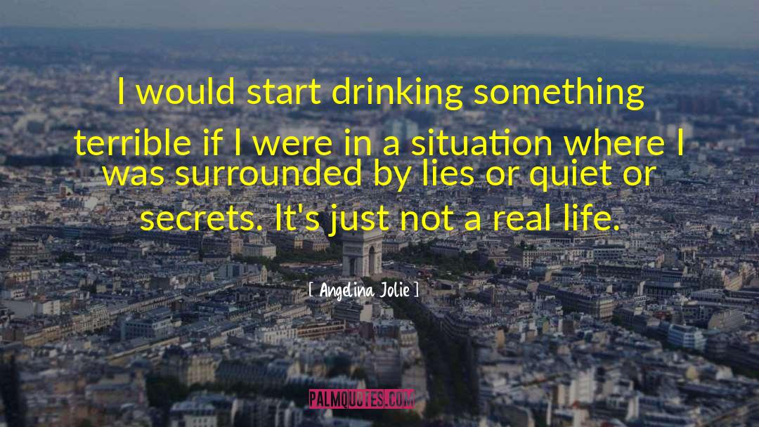 Hiding Something quotes by Angelina Jolie