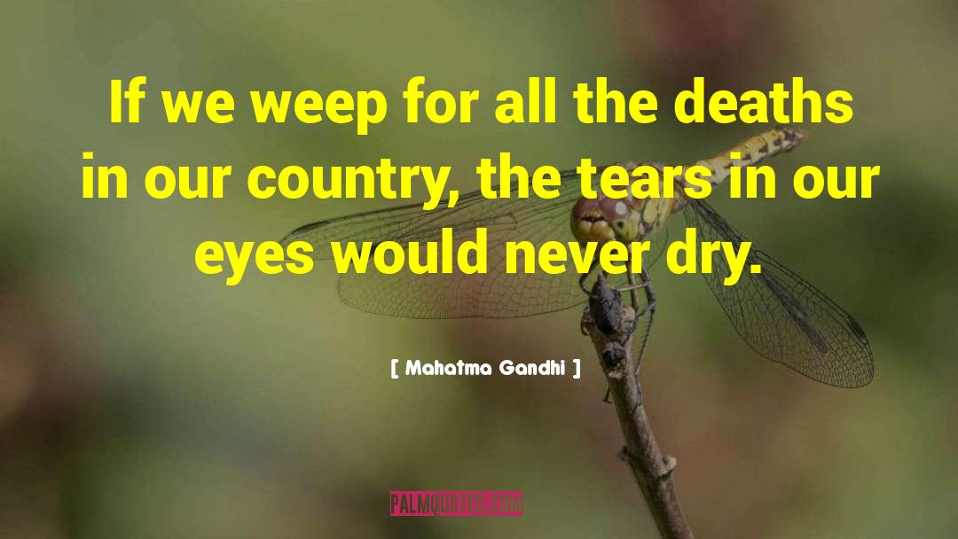 Hiding Tears quotes by Mahatma Gandhi