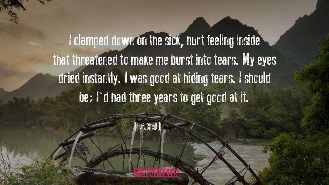 Hiding Tears quotes by P.C. Cast