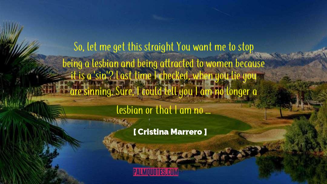 Hiding The Truth quotes by Cristina Marrero