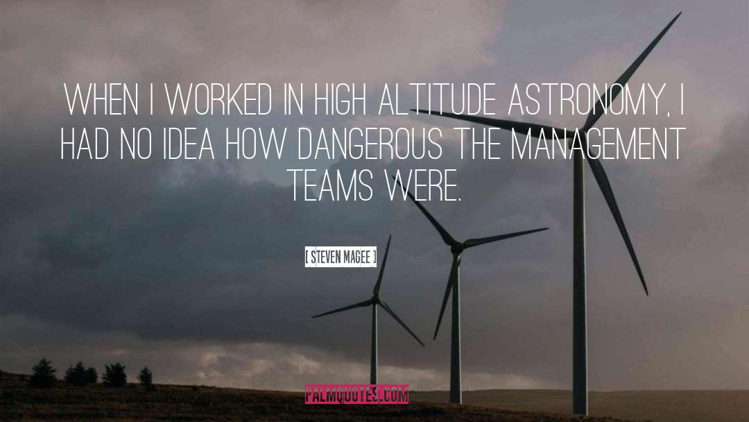 High Altitude quotes by Steven Magee
