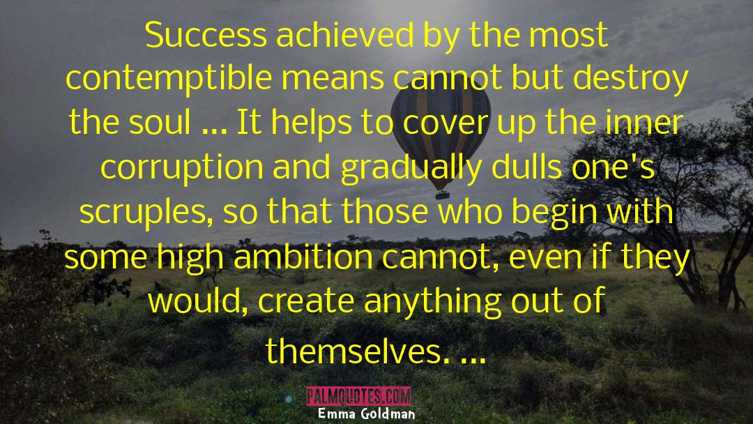 High Ambition quotes by Emma Goldman