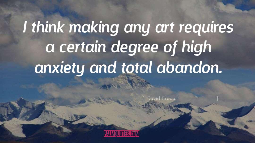 High Anxiety quotes by David Crabb