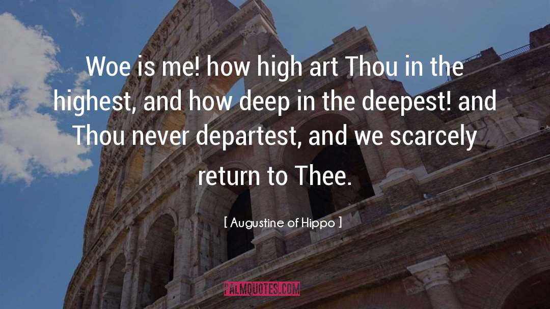 High Art quotes by Augustine Of Hippo