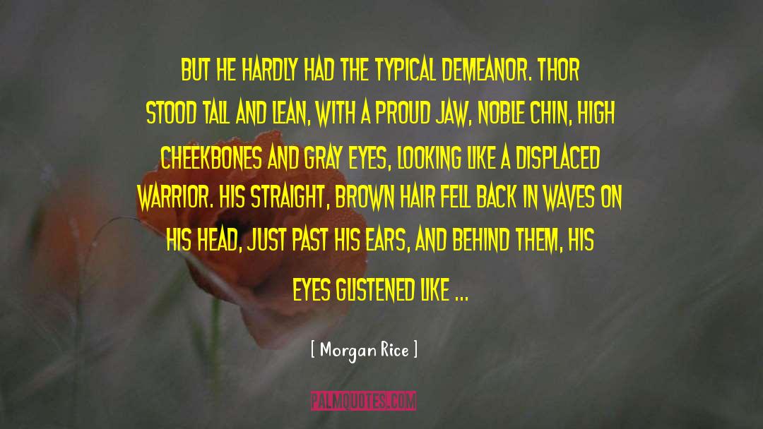 High Cheekbones quotes by Morgan Rice