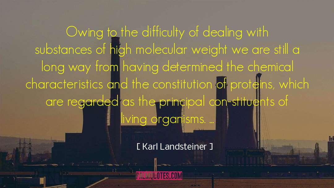 High Cholesterol quotes by Karl Landsteiner