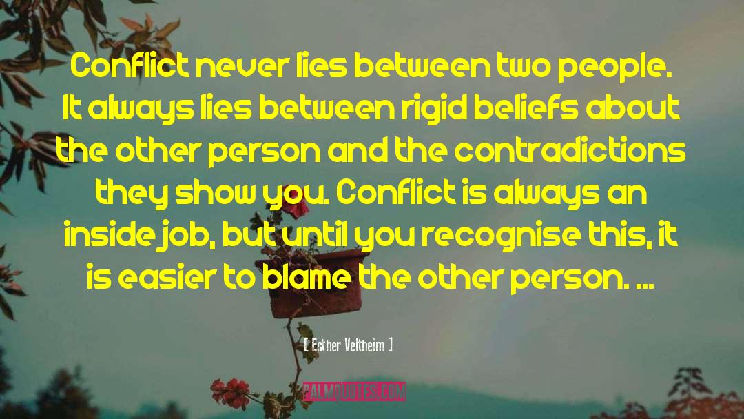 High Conflict People quotes by Esther Veltheim