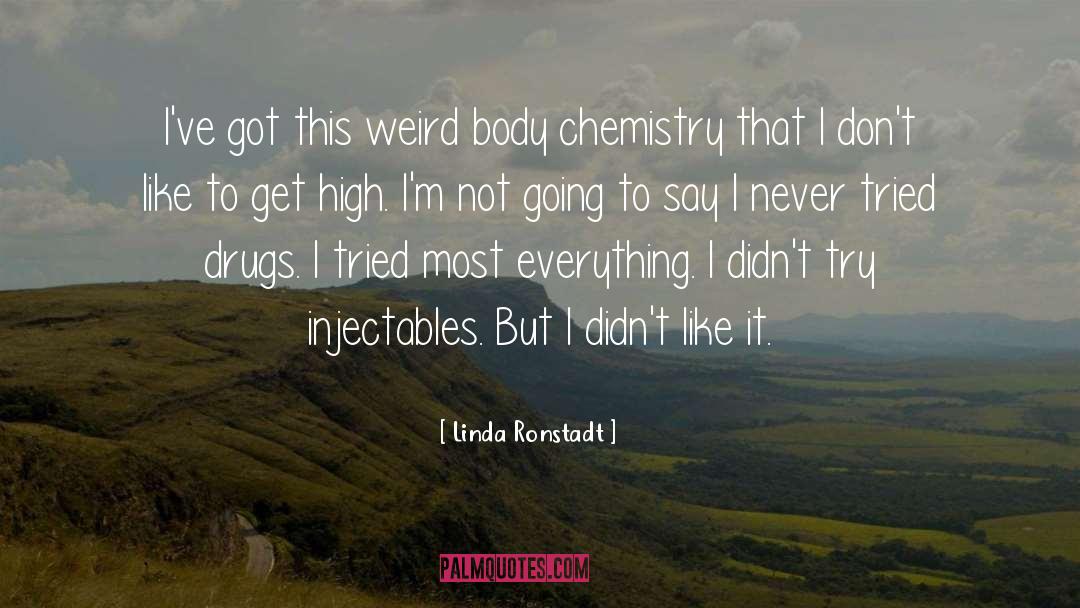 High Drugs Glass Hopkins quotes by Linda Ronstadt