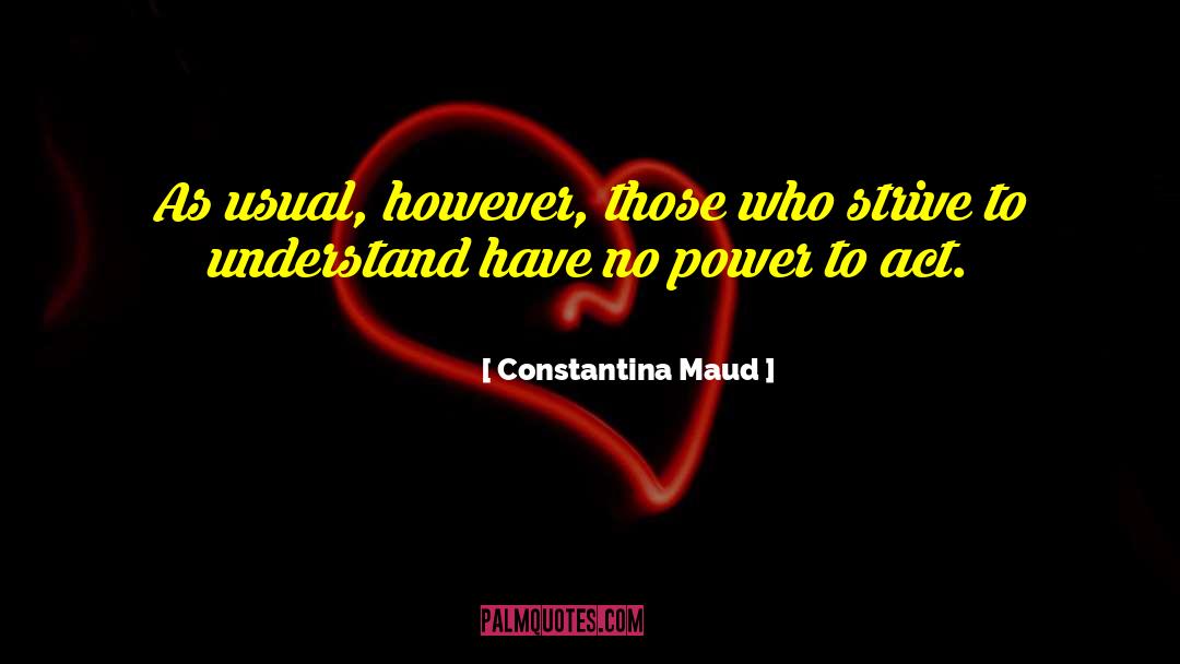 High Fantasy quotes by Constantina Maud