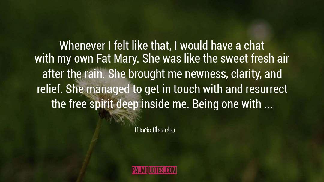 High Fat quotes by Maria Nhambu