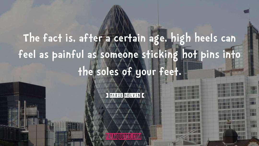 High Heels quotes by Marie Helvin