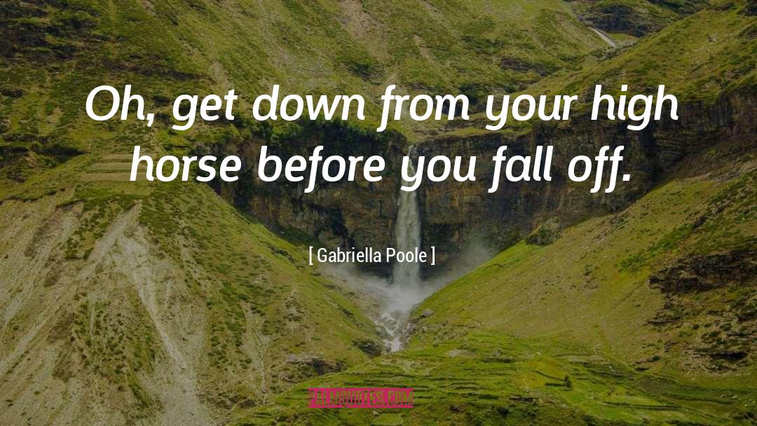 High Horse quotes by Gabriella Poole