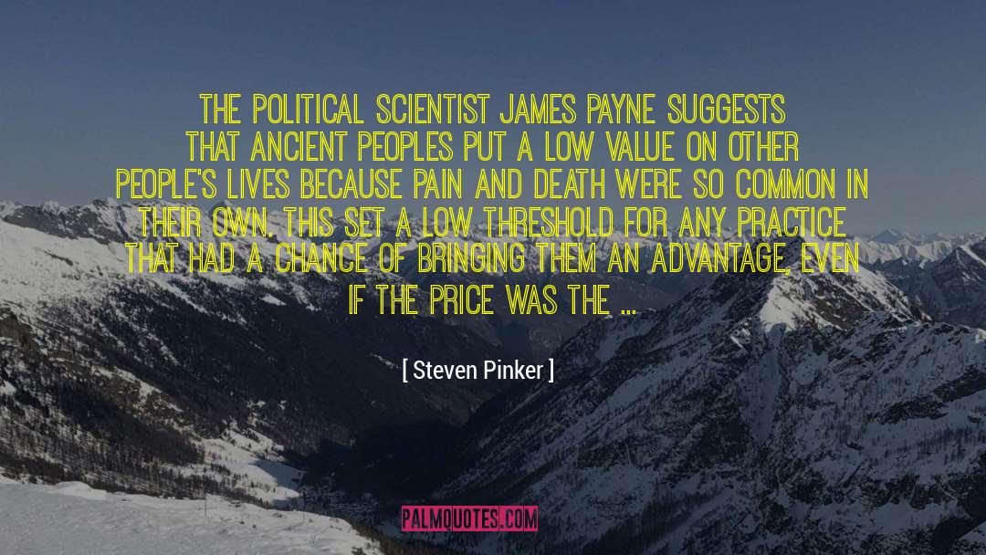 High Pain Threshold quotes by Steven Pinker