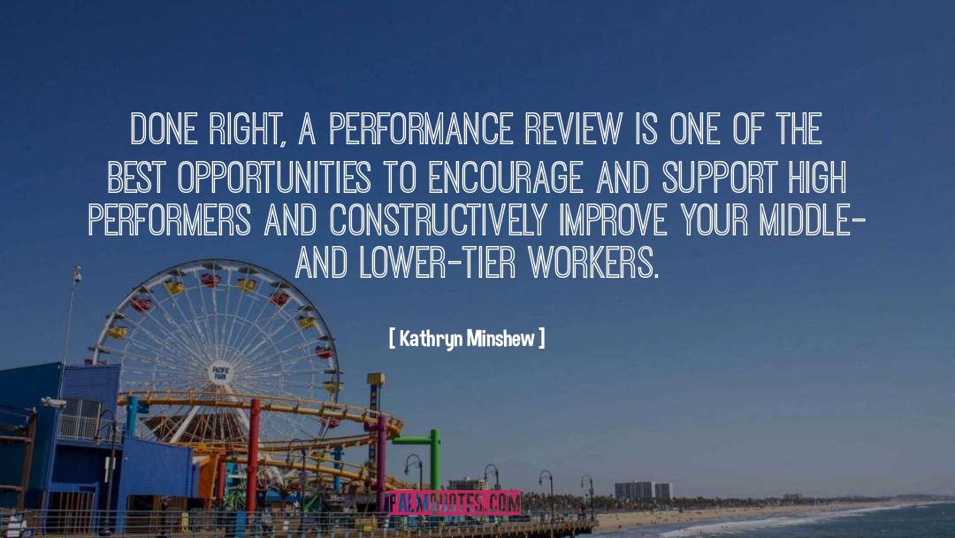 High Performance Organisations quotes by Kathryn Minshew