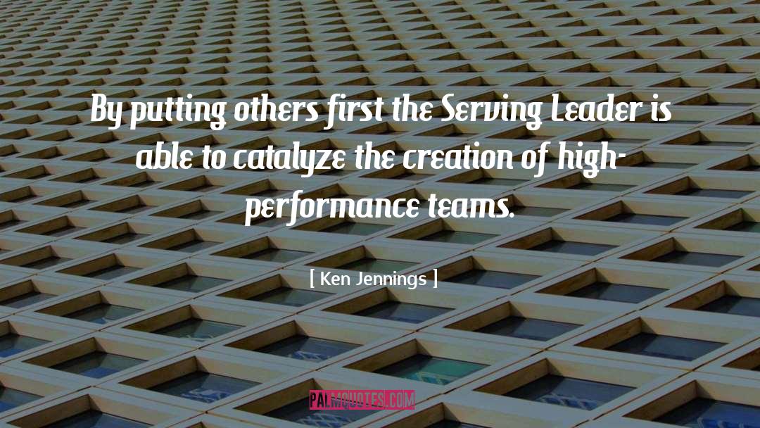 High Performance Organisations quotes by Ken Jennings