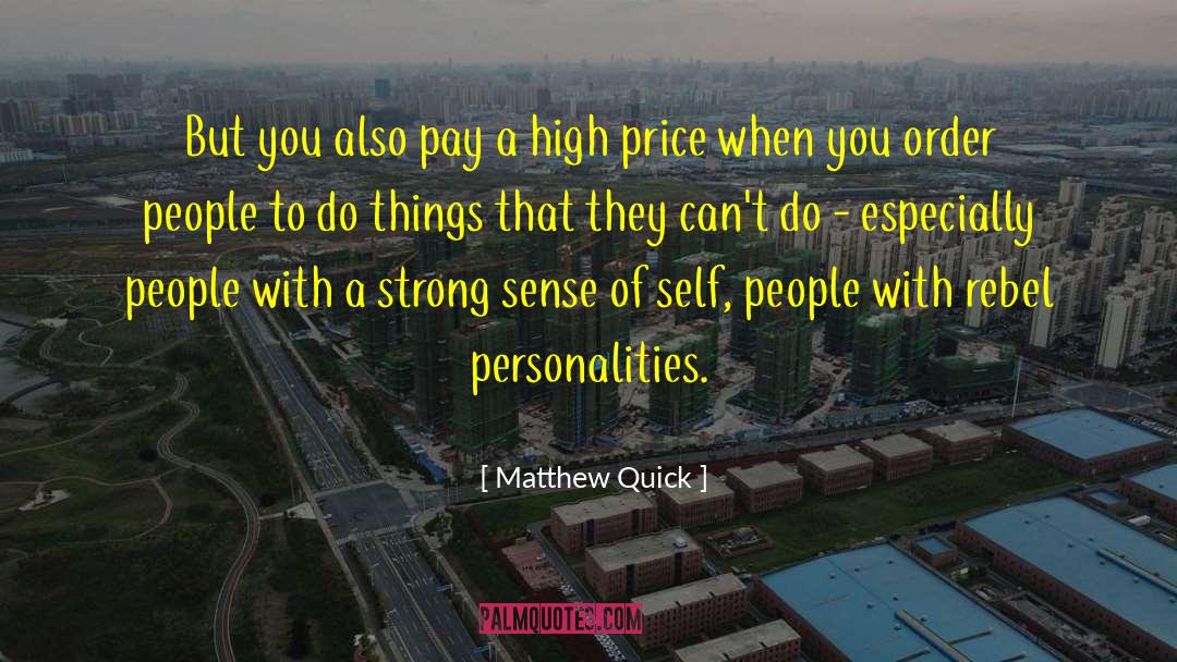 High Price quotes by Matthew Quick