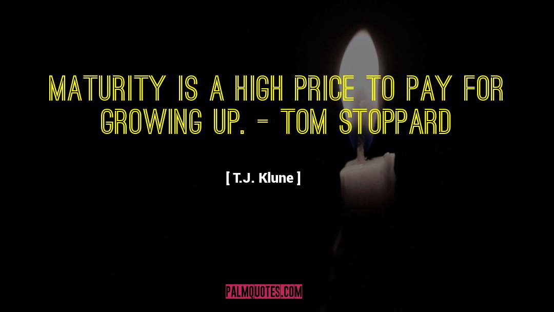High Price quotes by T.J. Klune