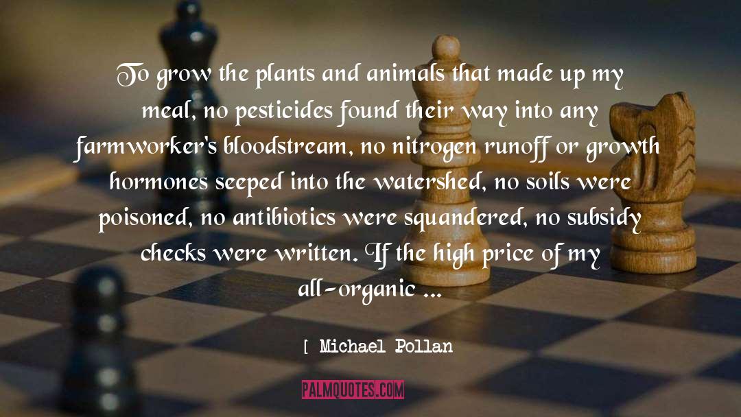 High Price quotes by Michael Pollan