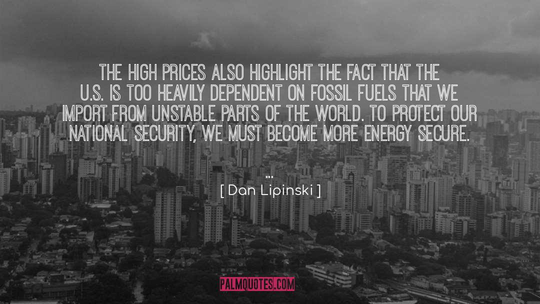 High Prices quotes by Dan Lipinski