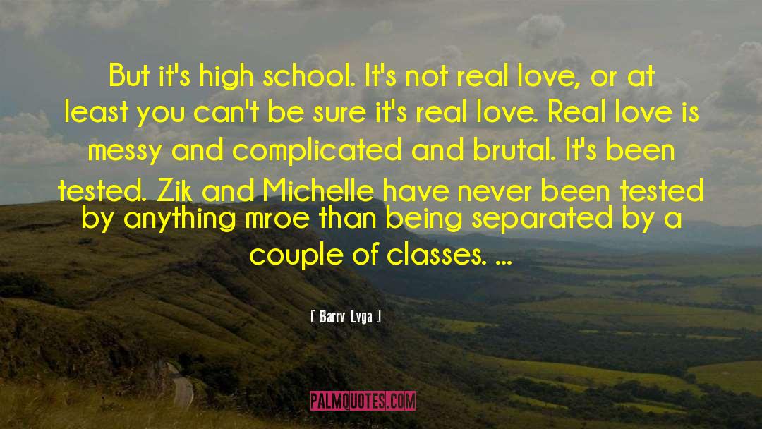 High School Couple quotes by Barry Lyga