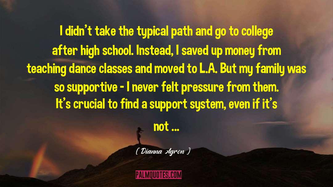 High School Failure quotes by Dianna Agron