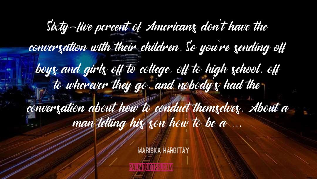 High School Graduation quotes by Mariska Hargitay