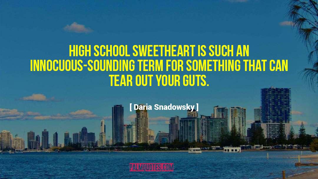 High School Humor quotes by Daria Snadowsky