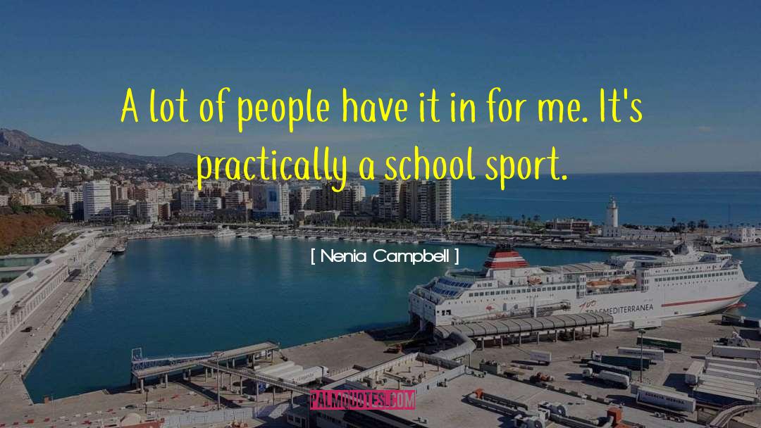High School Humor quotes by Nenia Campbell