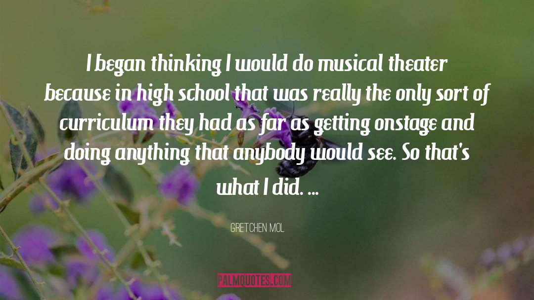 High School Musical Song quotes by Gretchen Mol