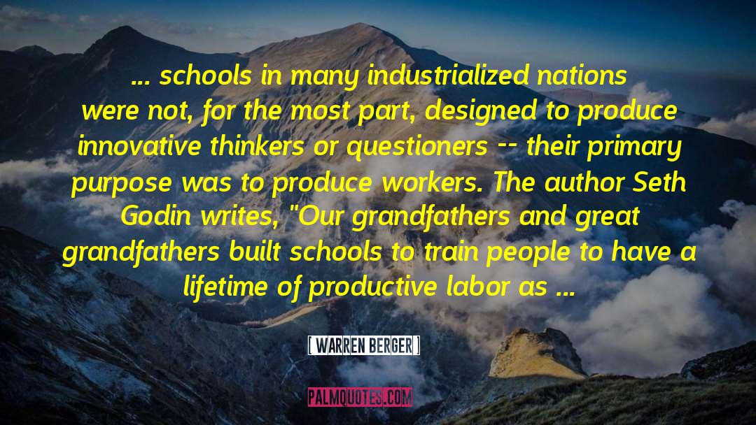 High School Students On Education quotes by Warren Berger