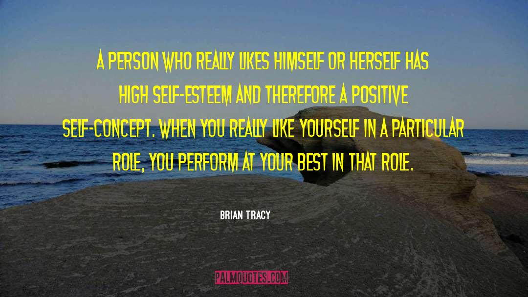 High Self Esteem quotes by Brian Tracy