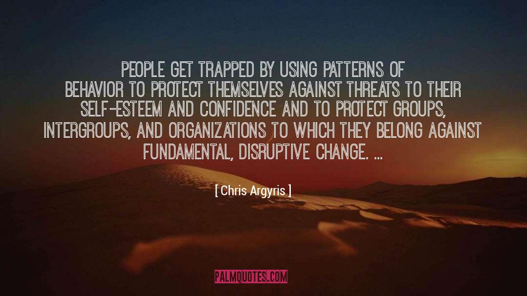 High Self Esteem quotes by Chris Argyris