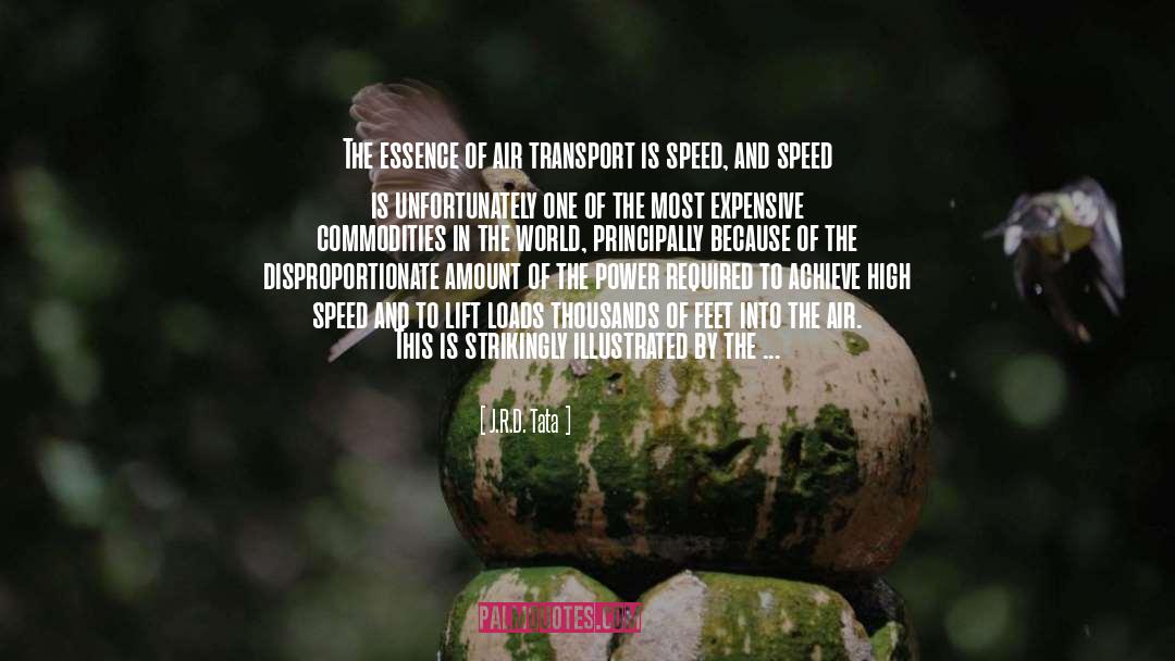 High Speed quotes by J.R.D. Tata
