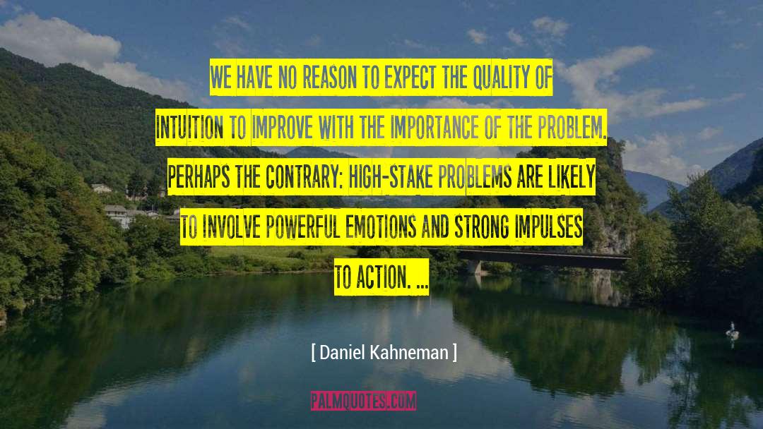 High Stakes Seduction quotes by Daniel Kahneman