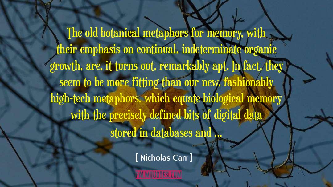 High Tech quotes by Nicholas Carr