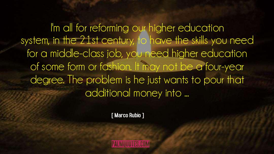 Higher Education quotes by Marco Rubio