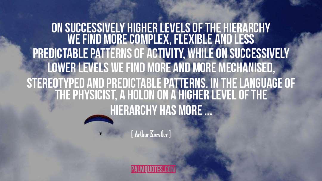 Higher Level quotes by Arthur Koestler