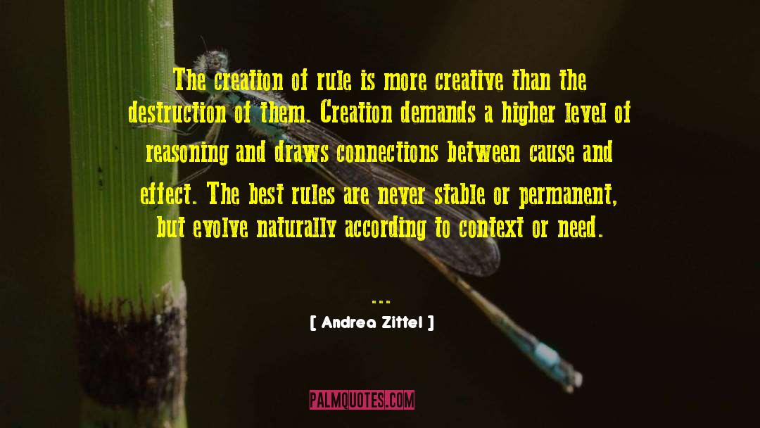 Higher Level quotes by Andrea Zittel