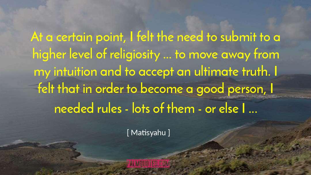 Higher Order Thinking Skills quotes by Matisyahu