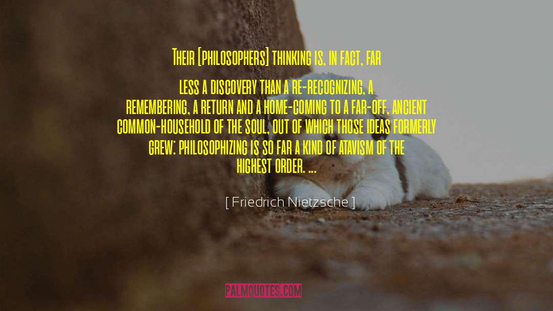 Higher Order Thinking Skills quotes by Friedrich Nietzsche