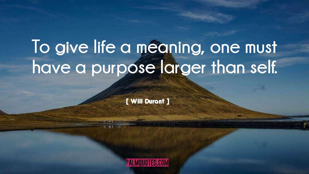 Higher Purpose quotes by Will Durant