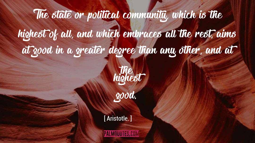 Highest Good quotes by Aristotle.