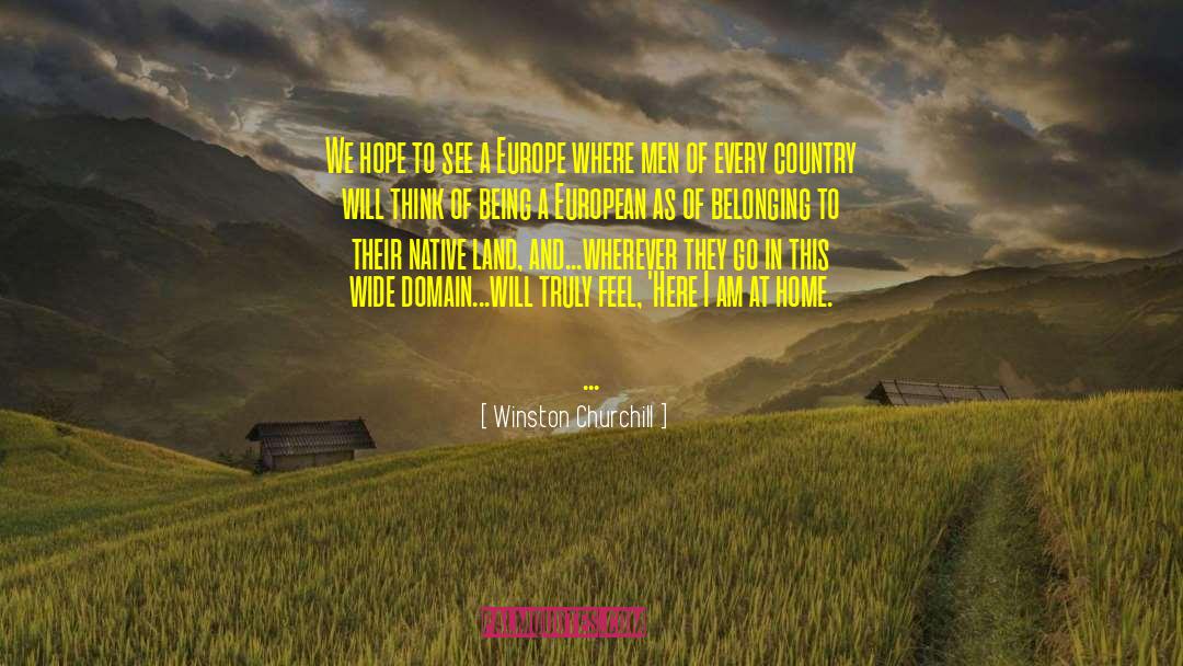 Highland Home quotes by Winston Churchill