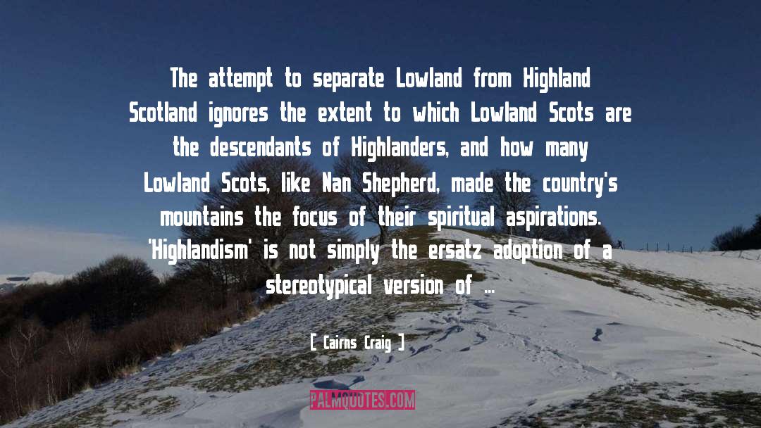 Highland quotes by Cairns Craig