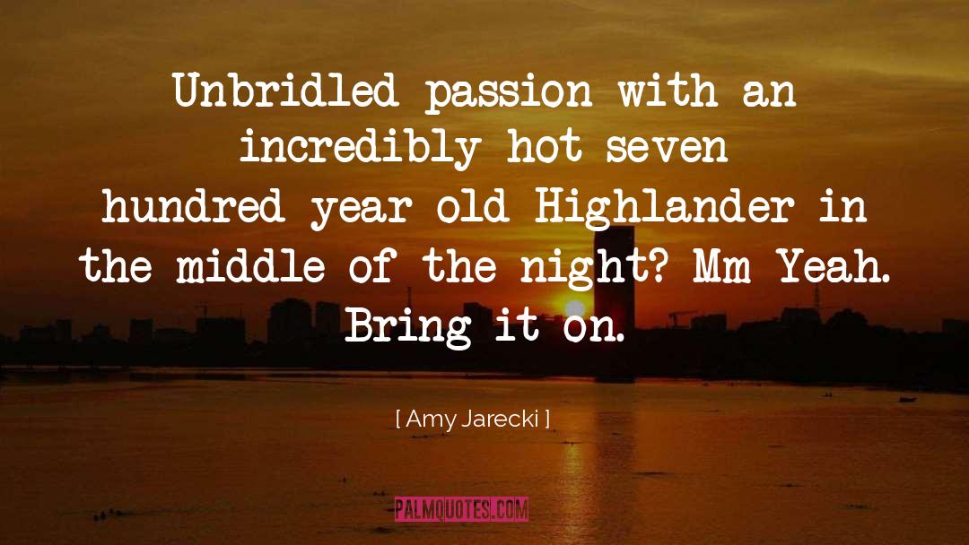 Highlander quotes by Amy Jarecki