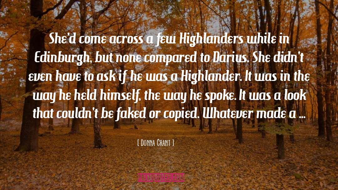 Highlander quotes by Donna Grant