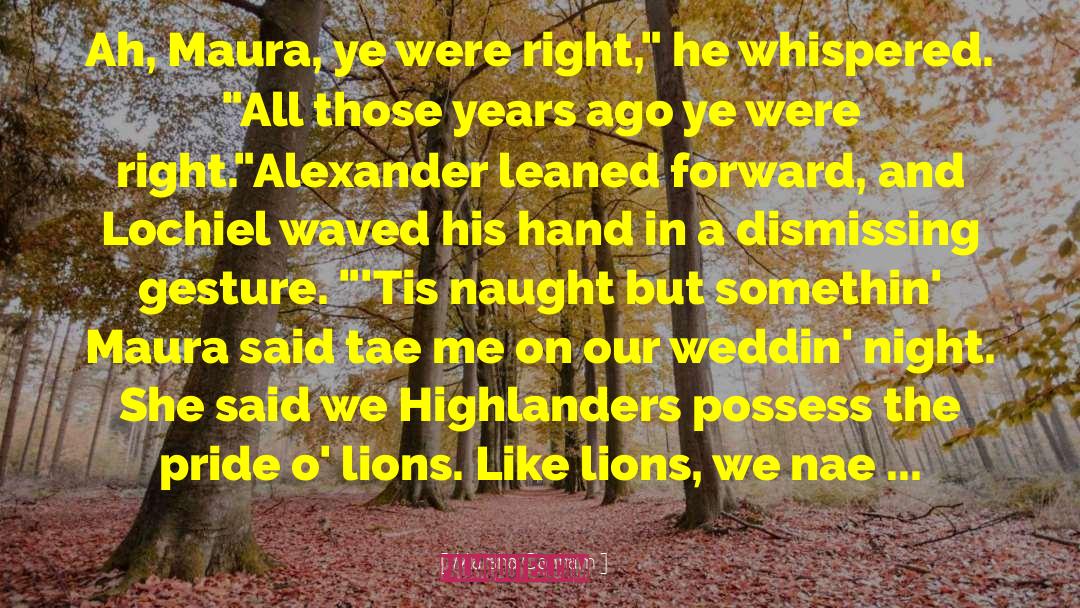 Highlanders quotes by Marsha Canham